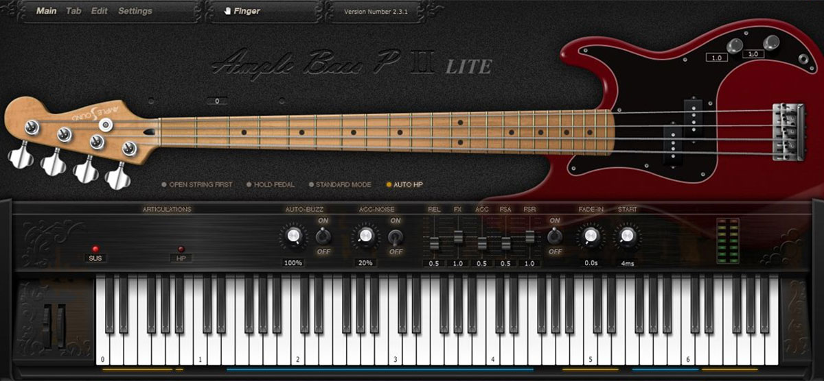 Ample Bass P Lite II tab