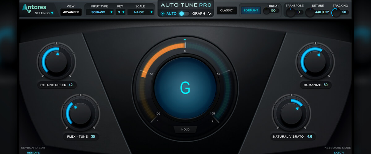 Antares Auto-Tune Pro X main features