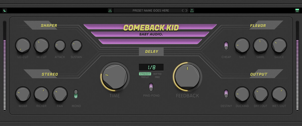 BABY Audio Comeback main features