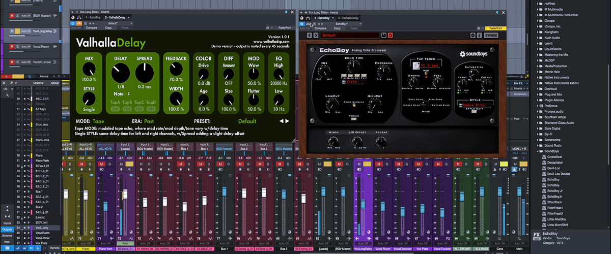 difference between delay and echo