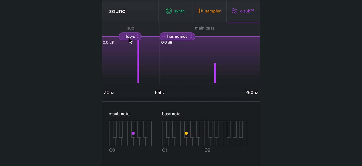 FAW SubLab bass keys