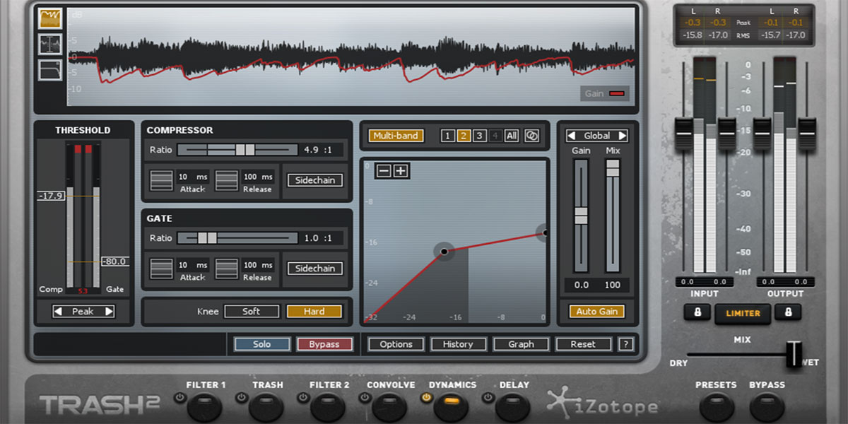 iZotope Trash 2 plugin