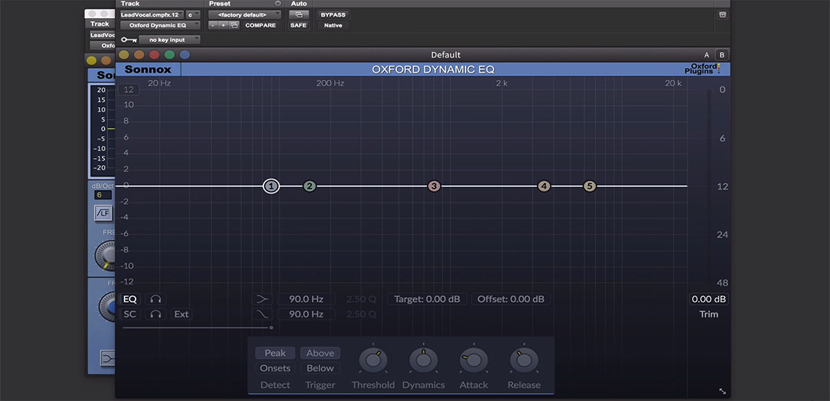 Sonnox Oxford R3 EQ other workspace