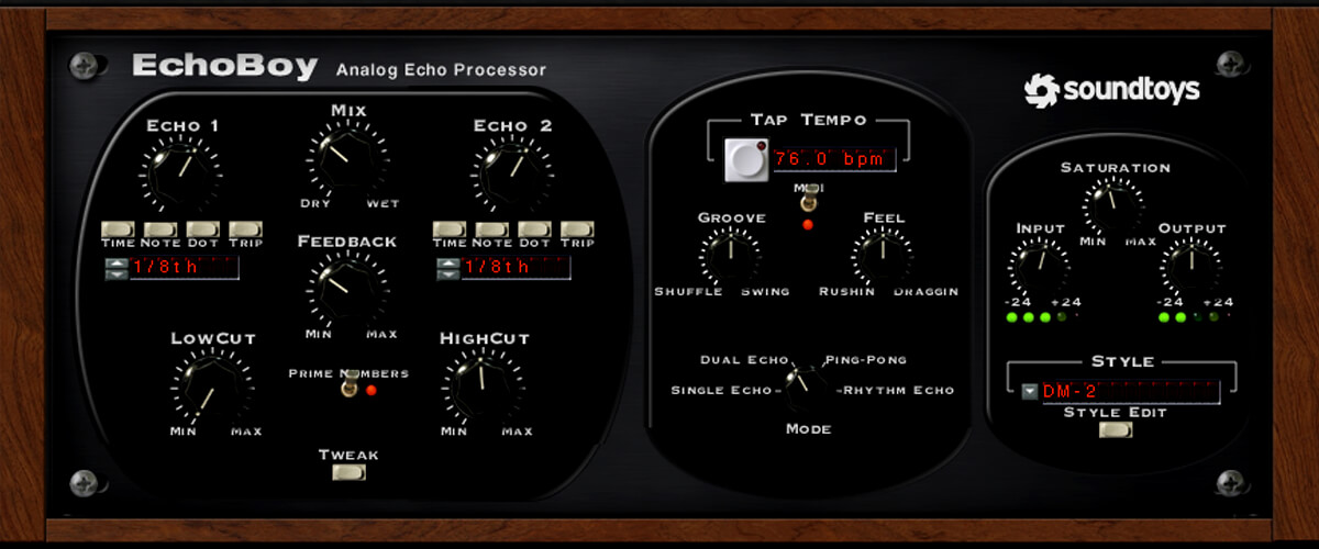 Soundtoys EchoBoy main features