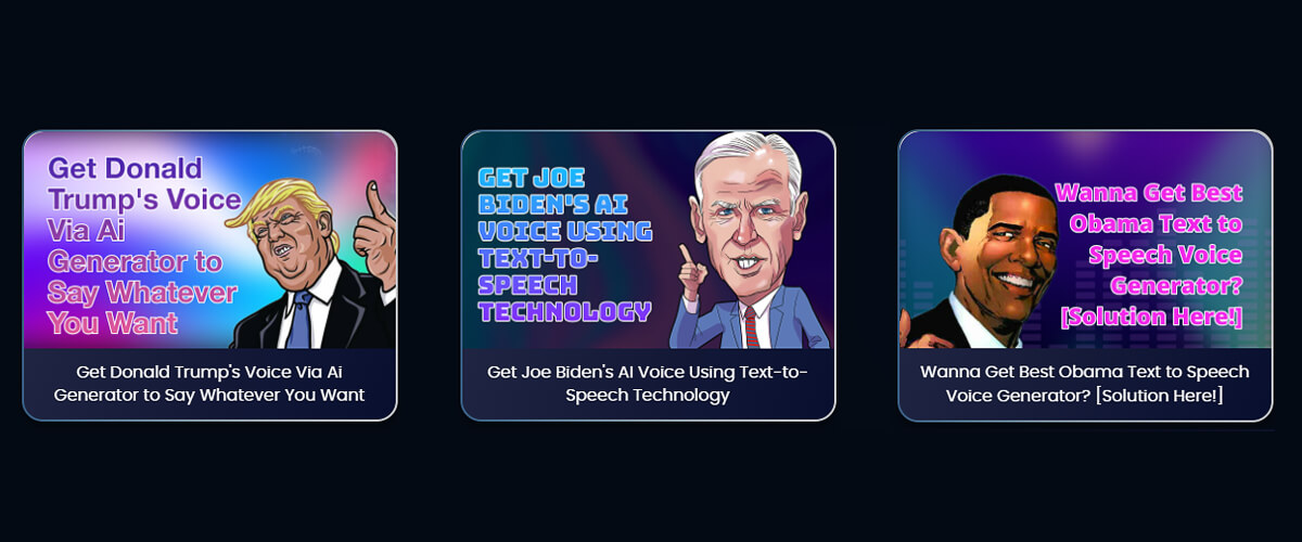 what is a president ai voice generator?
